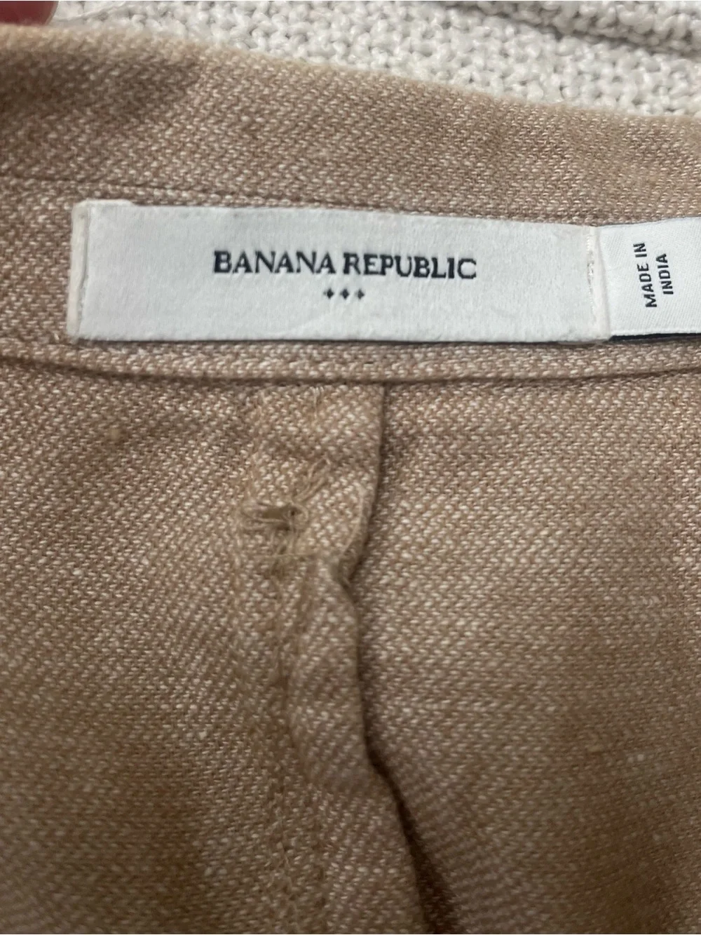 Banana Republic Linen Blend Twill Jacket Size 40